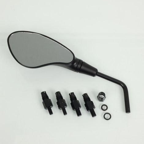 Rechter Rückspiegel für Motorrad/Roller, M8, M10, 1,25 Zoll, (1/4)