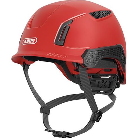 ABUS SPECTOR Vented Safety Helmet Red - Impact Resistant ABS (1/5)