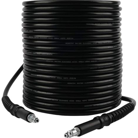 Tuyau haute pression Bosch de 15 m avec raccord rapide - Accessoire pour nettoyeur haute pression AQT (1/5)