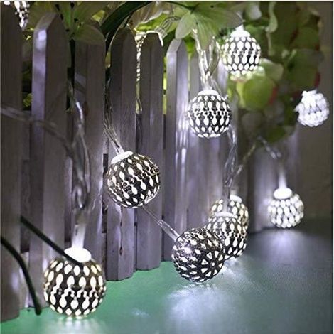 Solar-Lichterkette – 6,5 m – 30 LEDs – Wasserdicht – Gartendekoration (1/4)