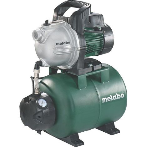 Surpresseur HWW 4000/25 G 4 000 l/h 46 m 8 m 1 100 W acier 24 l METABO