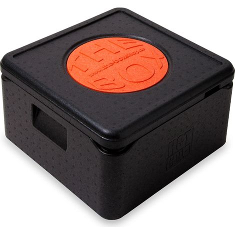 The Box Thermobox Pizza mittel, Volumen: 41 x 41 x 24 cm (21 Liter), Nutzhöhe 17,5 cm - 10 Stück