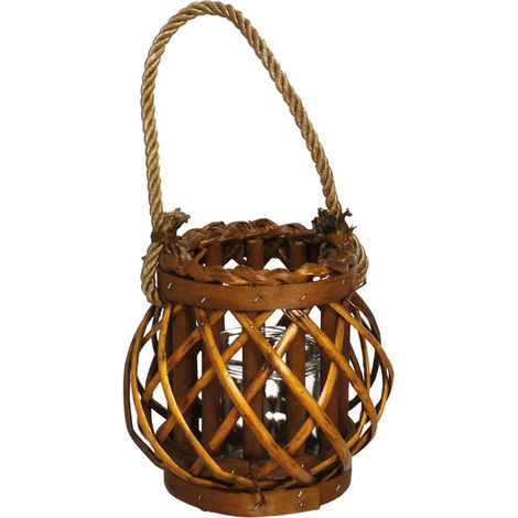 Portavelas vaso cristal Prancer 15 CM. -