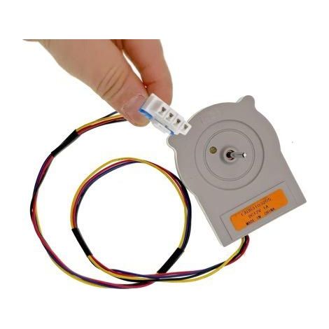 The EAU63103205 refrigerator condenser fan motor is compatible with LG refrigerator fan motors (DC12V 1A). (1/3)