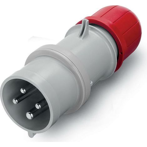Scame spina mobile volante cee  3p+t 32a 6h ip44 optima in tecnopolimero morsetti a vite 213.3236