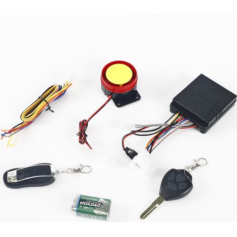 12V Motorcycle One-Key Start Anti-theft Device, Motorcycle Remote Alarm, Car Alarm (1/4)