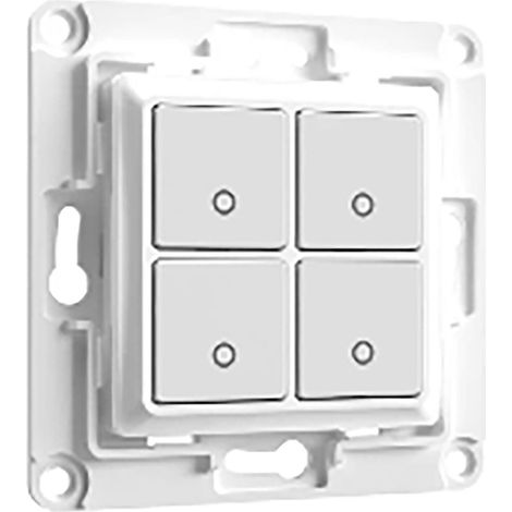 Home Shelly Accessories "Wall Switch 4" Wandtaster 4-fach Schwarz