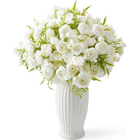 Lot de 15 pivoines artificielles comme de vraies fleurs artificielles en (1/5)