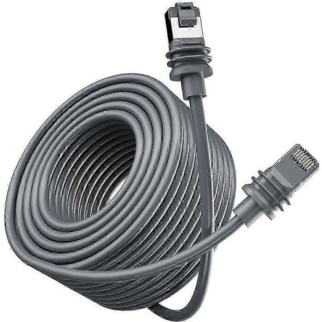 Compatible avec GEN3/V3, connecteur de câble réseau de remplacement, cordon de brassage à fibre optique réseau, câble extérieur étanche, 15 mètres. (1/5)
