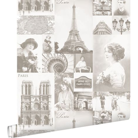 papier peint Paris beige  - ESTAhome (1/5)