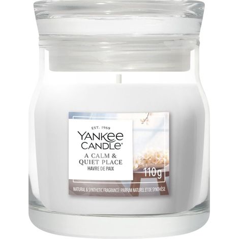 Petite bougie parfumée jarre  Bougie Havre de paix  mélange de cires d'origine végétale  Cadeau pour femme (1/4)