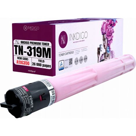 Inkdigo Toner TN319M kompatibel mit Konica Minolta Bizhub C360 TÜV-zertifiziert (1/4)