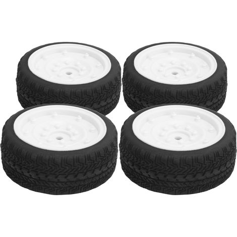 4 Pneus RC 65mm pour Voiture Télécommandée 1/10 - Compatible Modèle WPL D12 (Réf. 013W) (1/5)