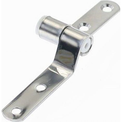 TRADE SHOP - Cerniere Acciaio Supporti Agganci Sedile Coprivaso Tavoletta Wc Copriwater 52880 -