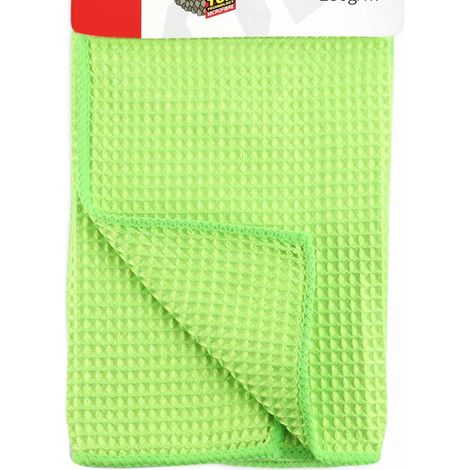 Chiffon gaufré en microfibre pour vitres 30x40cm 280g AMIO-02606