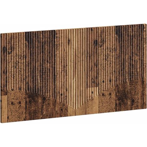 Cabecero montada en la pared HOORN Madera envejecida vidaXL (1/5)