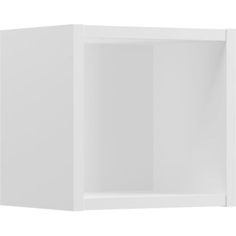 Cubo di contenimento VANO – Bianco alpino – L26 × P21 × H27 cm – Da appendere