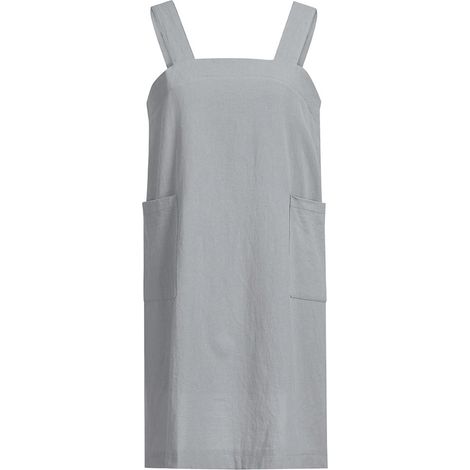 Tablier ample en coton et lin pour femme, style tablier croisé dans le dos, idéal pour la cuisine, la pâtisserie, le jardinage et autres travaux d'intérieur. (1/5)