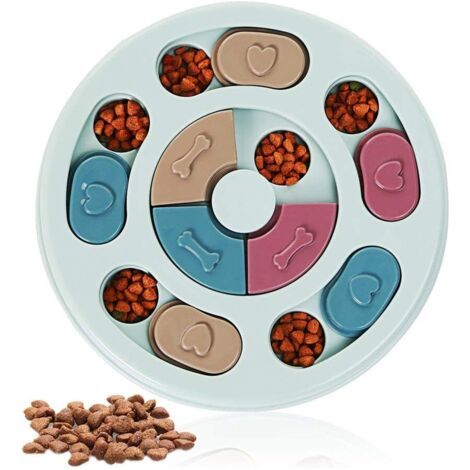 BUNTHAUS Jouet Educatif pour Chien Puzzle interactif pour ChienPuzzle pour Chien Dog Smart Jeu Intelligence Chien,Jeux Chien Intelligent Jouet Chien interactif Jouet Chiot educatif (1/5)