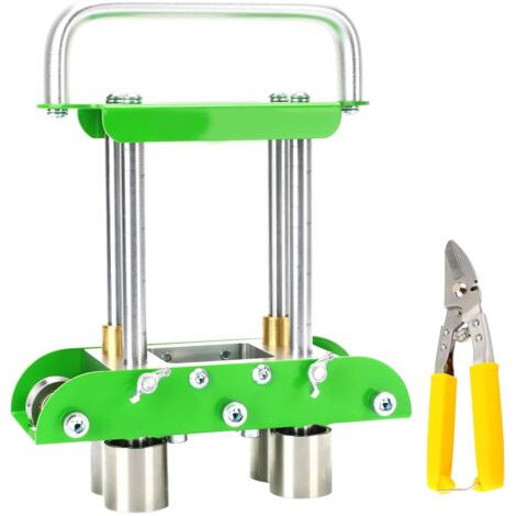 Outil de cintrage et de roulement des bords de 0 à 90 degrés pour acier, aluminium et cuivre avec cisailles de 8 pouces pour toiture métallique (1/5)