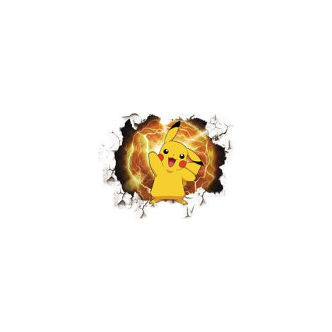 Pikachu-Tapete, 39 x 31 cm, Wanddekoration, Anime-Cartoon-Design - Crezuo