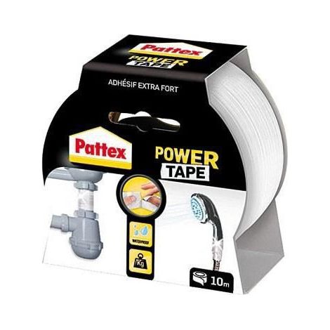 PATTEX Adhesif super puissant Power tape - Blanc - 10 m