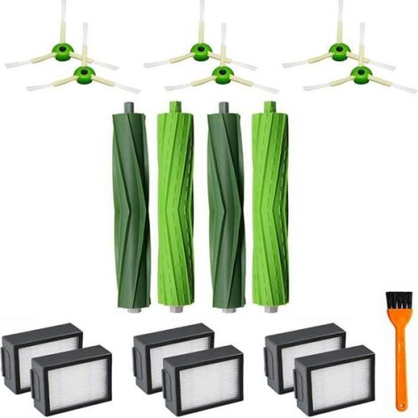 Principale Brosses LatéRales Filtres HEPA pour IRobot Roomba I7 I7 + E5 E6 Robot Aspirateur Accessoires ACCESSOIRE D’ASPIRATEUR (1/4)