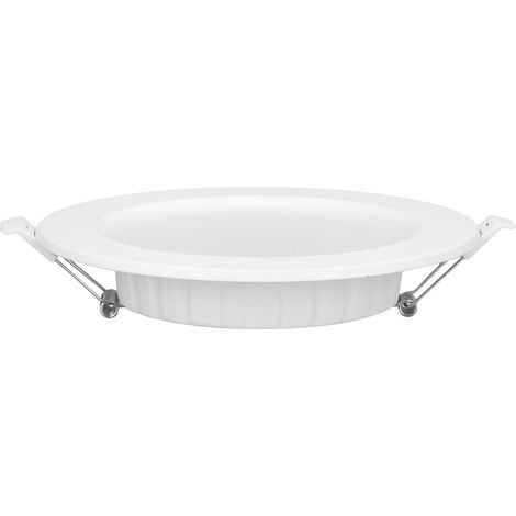 Spot LED encastré 12 W, compact, écoénergétique et écologique, pour la maison, l'hôtel et les centres commerciaux, lumière blanche. (1/5)