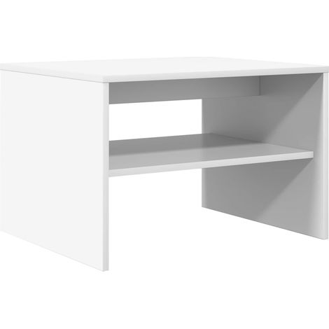 Maison Exclusive - Couchtisch Weiß 60 x 50 x 40 cm Holzwerkstoff
