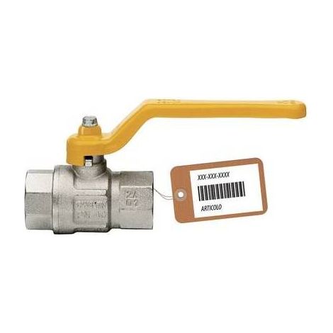 VALVOLA A SFERA GAS CON LEVA LUNGA MOD.LONDON F-BRICO Misura: 3/4"  DN 20