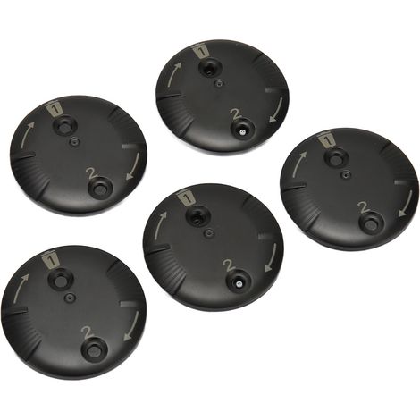 5 disques de protection cire noirs pour aides auditives Phonak - Filtre anti-cérumen de rechange (1/5)