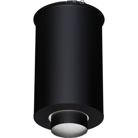 Poujoulat – Élément droit de finition pour conduit de cheminée – Hauteur 45 cm – Ø 230 mm – Isolé conforme normes DTU – Installation combles et sous plafond (1/2)