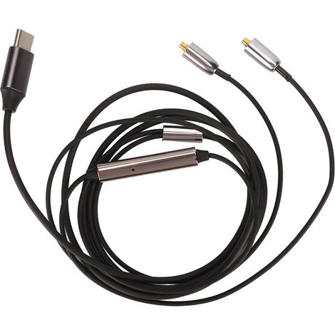 Professionelles USB-C-auf-MMCX-Kopfhörerkabel aus sauerstofffreiem Kupfer, kompatibel mit den Kopfhörern SE215, 315, 535 und 846. (1/5)