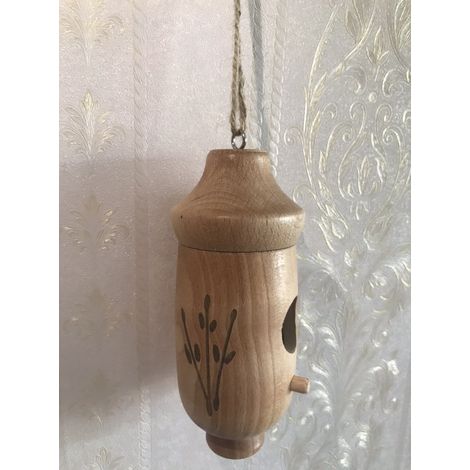 Casa colgante de madera para colibríes para el jardín, venta al por mayor (1/5)