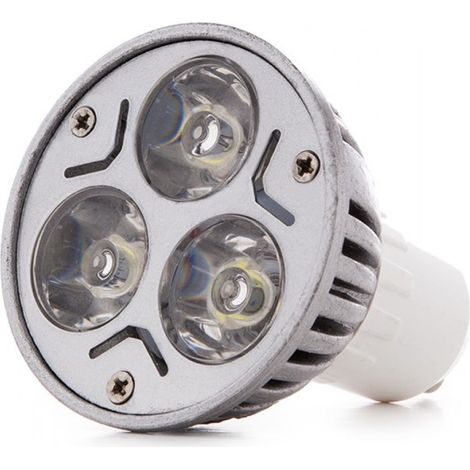 Lampadina LED GU10 3W 300Lm 6000ºK 40.000H [JL-GU10-3X1W-A-CW]