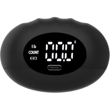 Griffkraftmessgerät, digitaler Griffkrafttrainer, bis 180 kg (396 lbs), Griffkraftverstärker für das Fingertraining B (1/5)