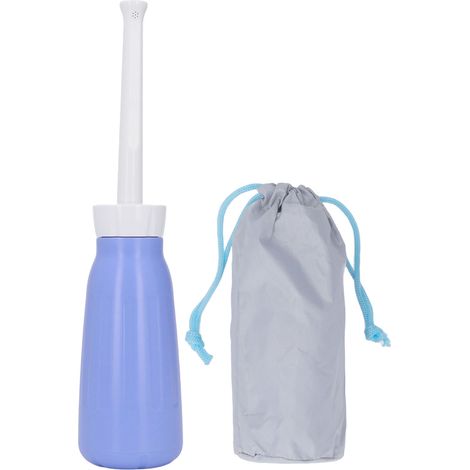 Bidet Portable 400ml pour Voyage - Spray Puissant et Rapide pour Nettoyage Intime - Idéal pour Femmes et Personnes Âgées - Sac de Rangement Inclus (1/5)