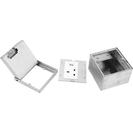 Boîtier de prise encastrée étanche à 3 trous pour comptoir de salle de conférence, 250 V CA (1/5)