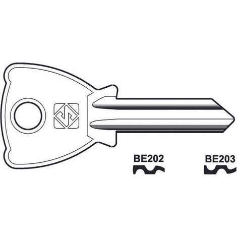 Chiavi per cilindri beta 5 spine grandi - be202 dx