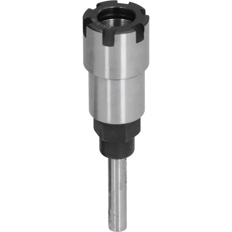 Porte-fraise ER16 avec tige d'extension, pince de serrage et clé, accessoires de fraisage pour défonceuse, tige en acier, kit de fixation pour outils de coupe, mandrin de précision (1/5)