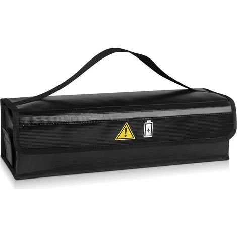 Borsa protettiva per batteria e-bike, borsa per batteria ignifuga fino a 1000°C, borsa per batteria Lipo-safe per e-bike, impermeabile e antideflagrante per stoccaggio, trasporto e (1/5)