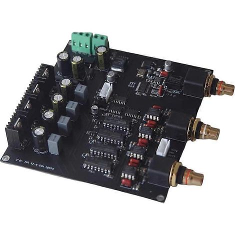 Carte de décodage HIFI R2R à quatre canaux parallèles différentiels de type disque vinyle compatible avec le DAC PCM61. (1/5)