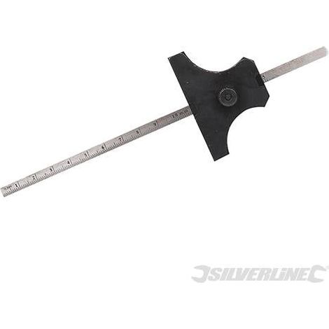 Silverline calibro di profondità in acciaio inox 150 mm Prezzo