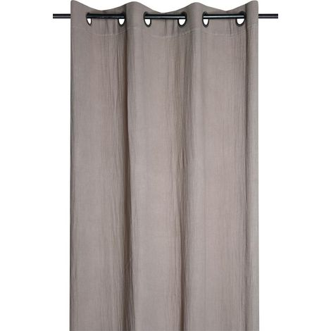 Rideau en gaze de coton 140 x 260 cm Pop colors beige