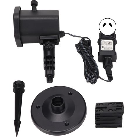 IP44 Wasserdichter Weihnachtslichtprojektor mit 12 Mustern für Garten, Party, Hochzeit, Terrasse, 100–240 V EU-Stecker