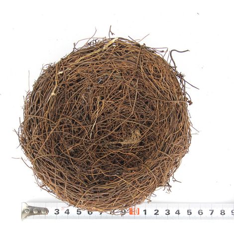 Künstliches Vogelnest, Volierennest, naturgetreues künstliches Gartennest – 15 cm