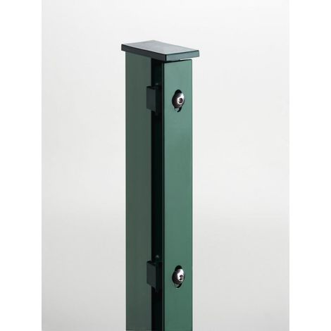 JERRY Pfosten grün, Flacheisen f. 103 cm Zaun, RR6/4 x 150 cm