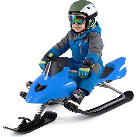 COSTWAY Luge de Direction pour Enfants 6-12 Ans (1/5)