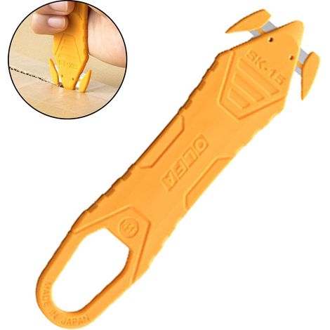 Cutter Mini - Lame En Acier Inoxydable - Design Ambidextre - Pour Carton Et Emballages - 1 Pièce (1/5)