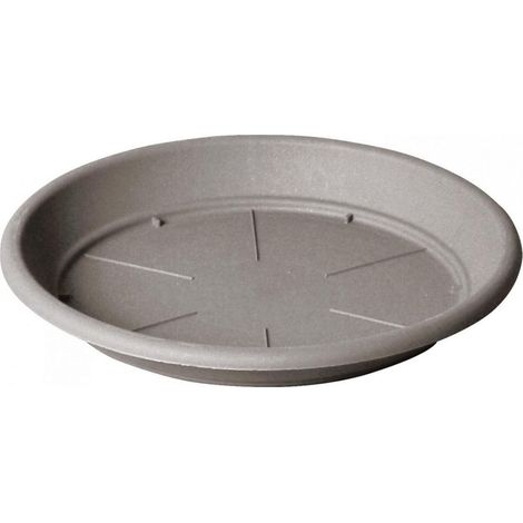Untersetzer "Tondo Basic'' für Pflanzentopf und Blumentopf -22 cm / Braun